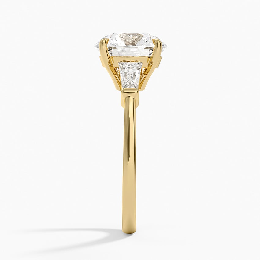Malibu Diamond Ring - Yellow Gold - 3 ct - Side 2