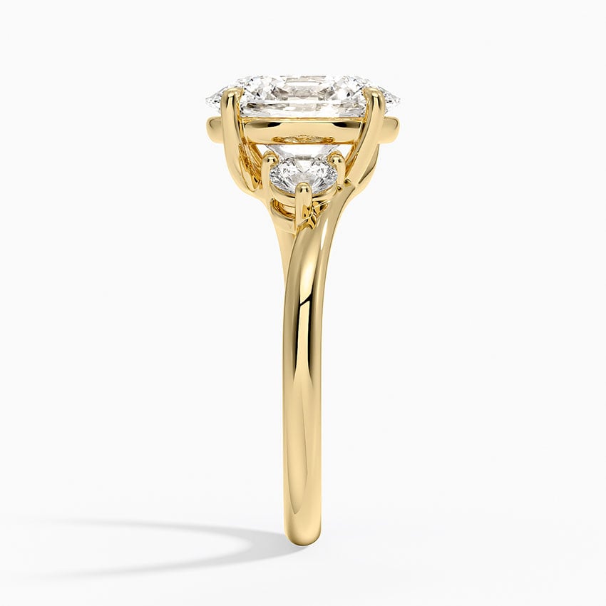 Kauai Diamond Ring - Yellow Gold - 2.5 ct - Side 2