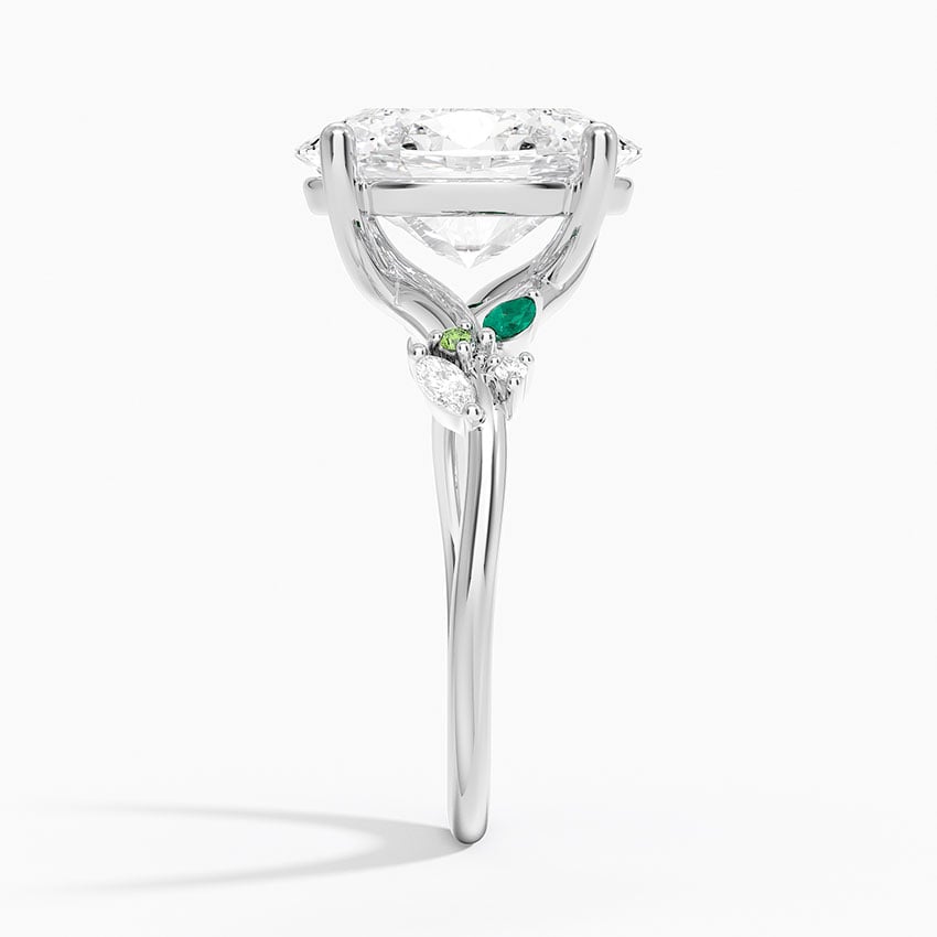 Lanai Diamond Ring - White Gold - 4 ct - Side 2
