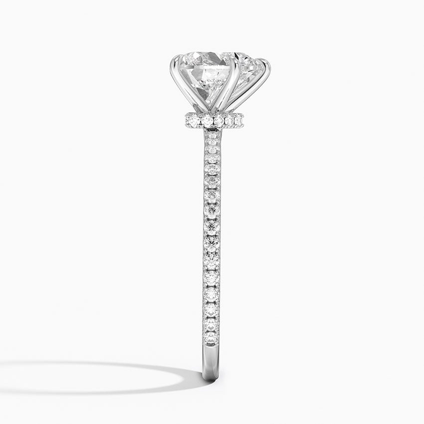 Verona Diamond Ring - White Gold - 2 ct - Side 2