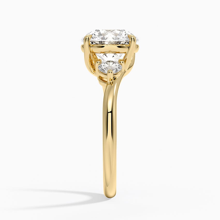 Vail Diamond Ring - Yellow Gold - 2.5 ct - Side 2