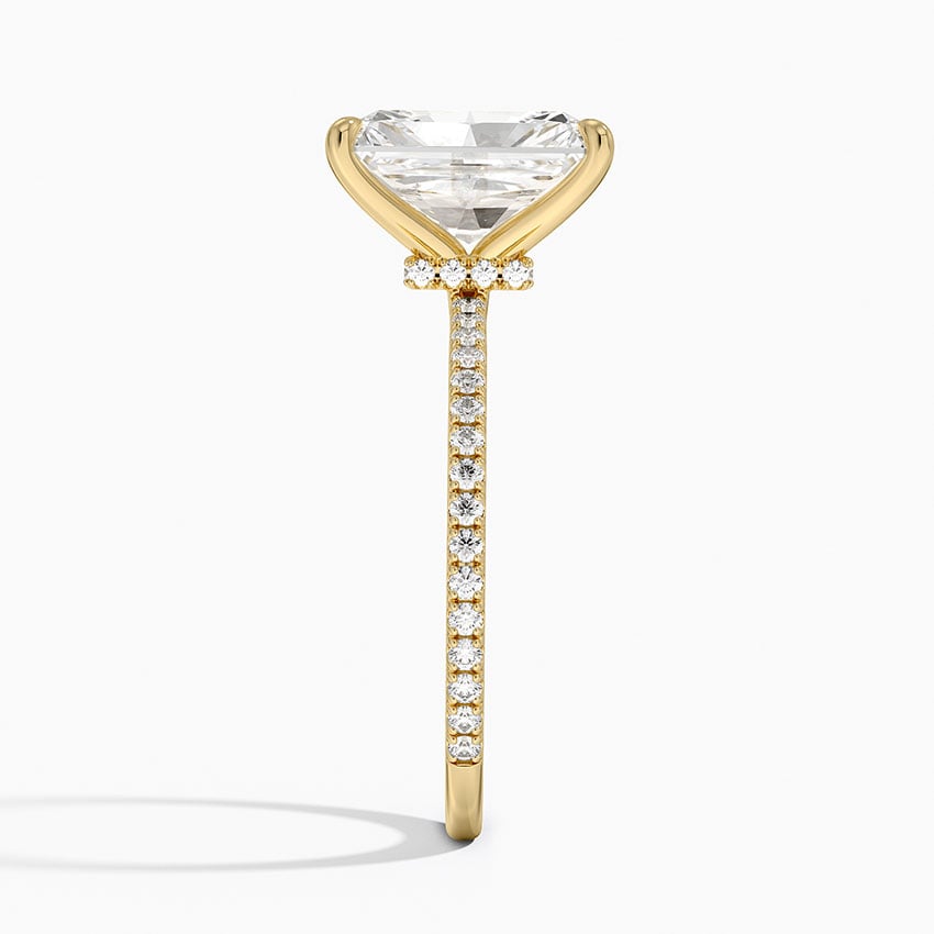 Bellagio Diamond Ring - Yellow Gold - 3 ct - Side 2
