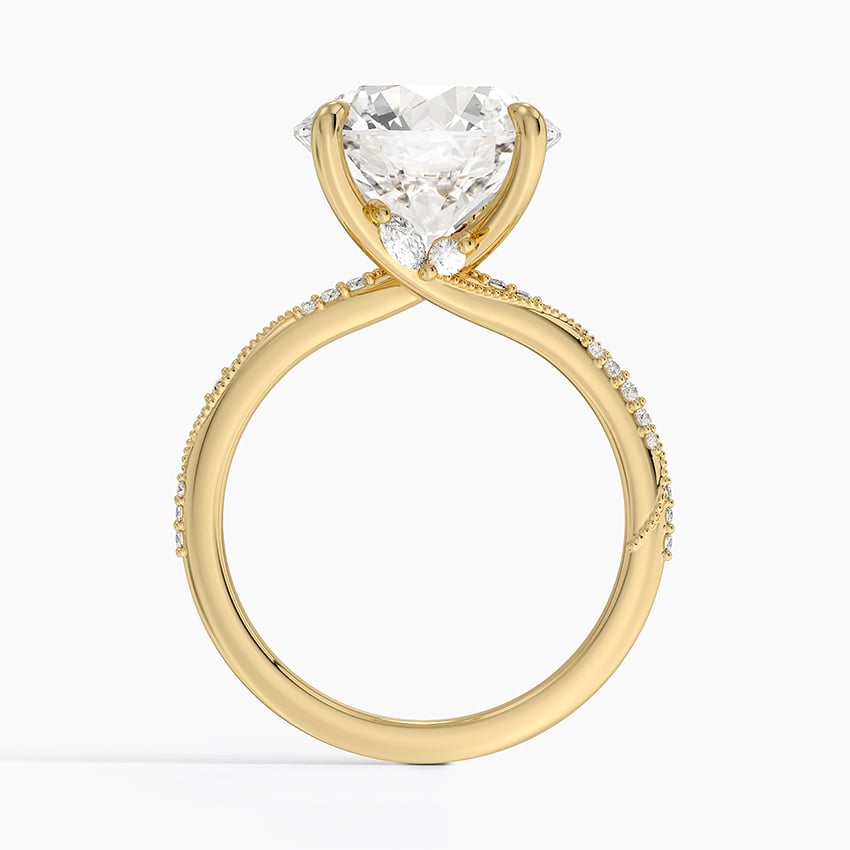 Whitsunday Diamond Ring - Yellow Gold - 5 ct - Side 2