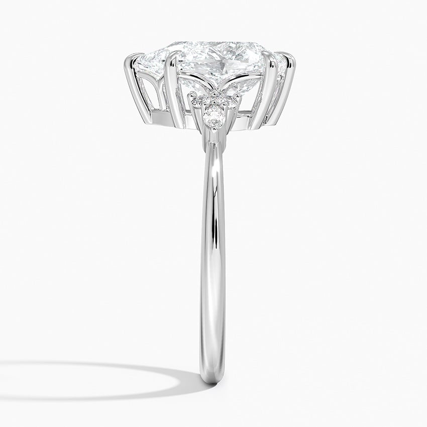 Lucerne Diamond Ring - White Gold - 2 ct - Side 2