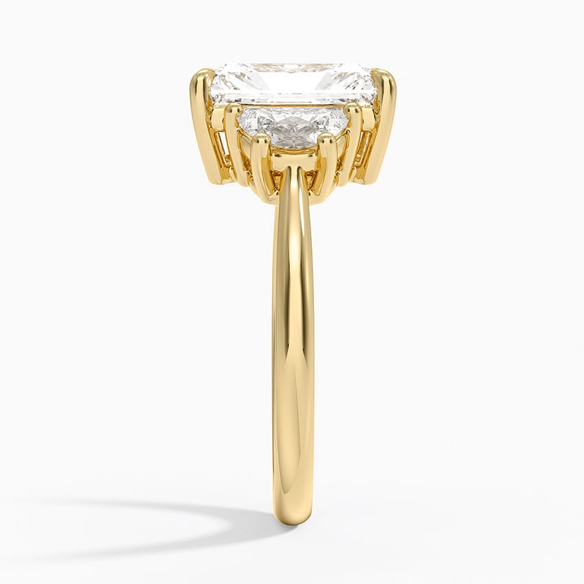 Mendoza Diamond Ring - Yellow Gold - 3 ct - Side 2