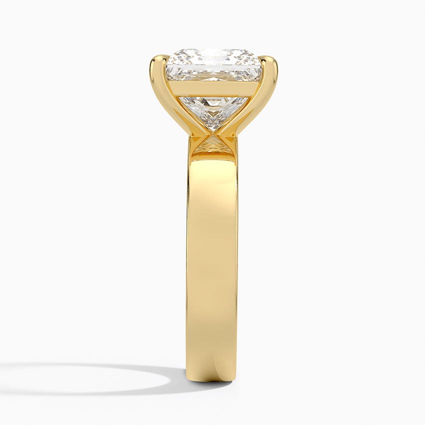 Charleston Diamond Ring - Yellow Gold - 4 ct - Side 2