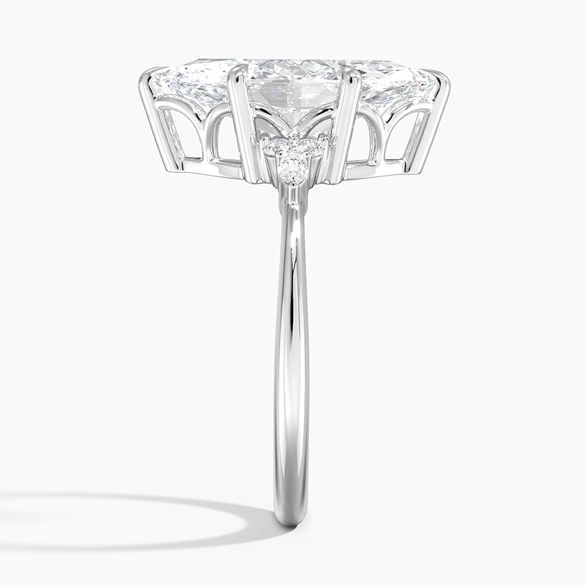 Tahoe Diamond Ring - White Gold - 4 ct - Side 2