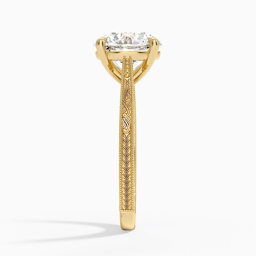 Okinawa Diamond Ring - Yellow Gold - 3 ct - Side 2