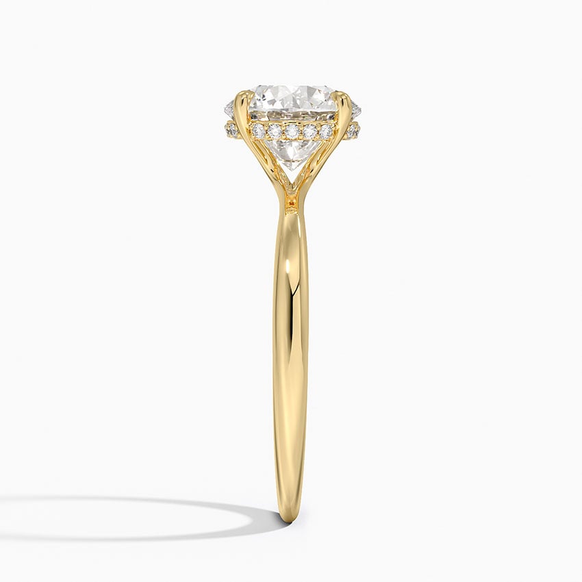 Bali Diamond Ring - Yellow Gold - 2 ct - Side 2