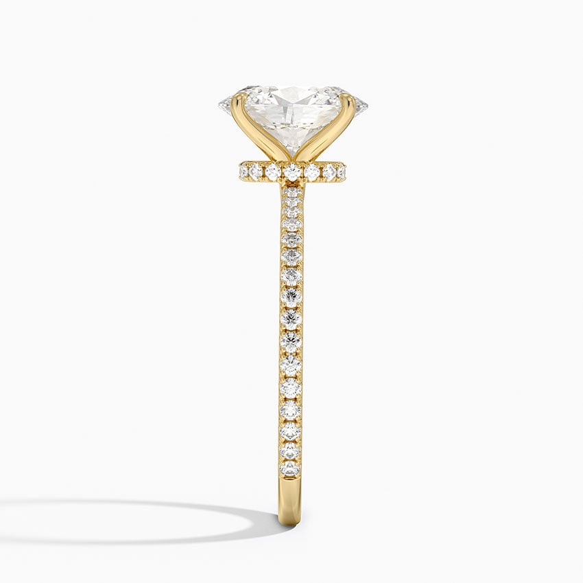 Seville Diamond Ring - Yellow Gold - 2 ct - Side 2