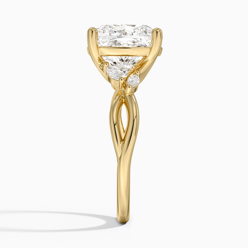 Monterey Diamond Ring - Yellow Gold - 5 ct - Side 2