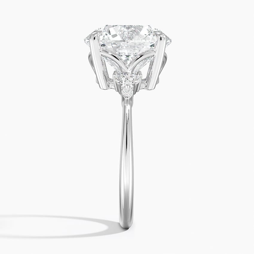 Sorrento Diamond Ring - White Gold - 5 ct - Side 2