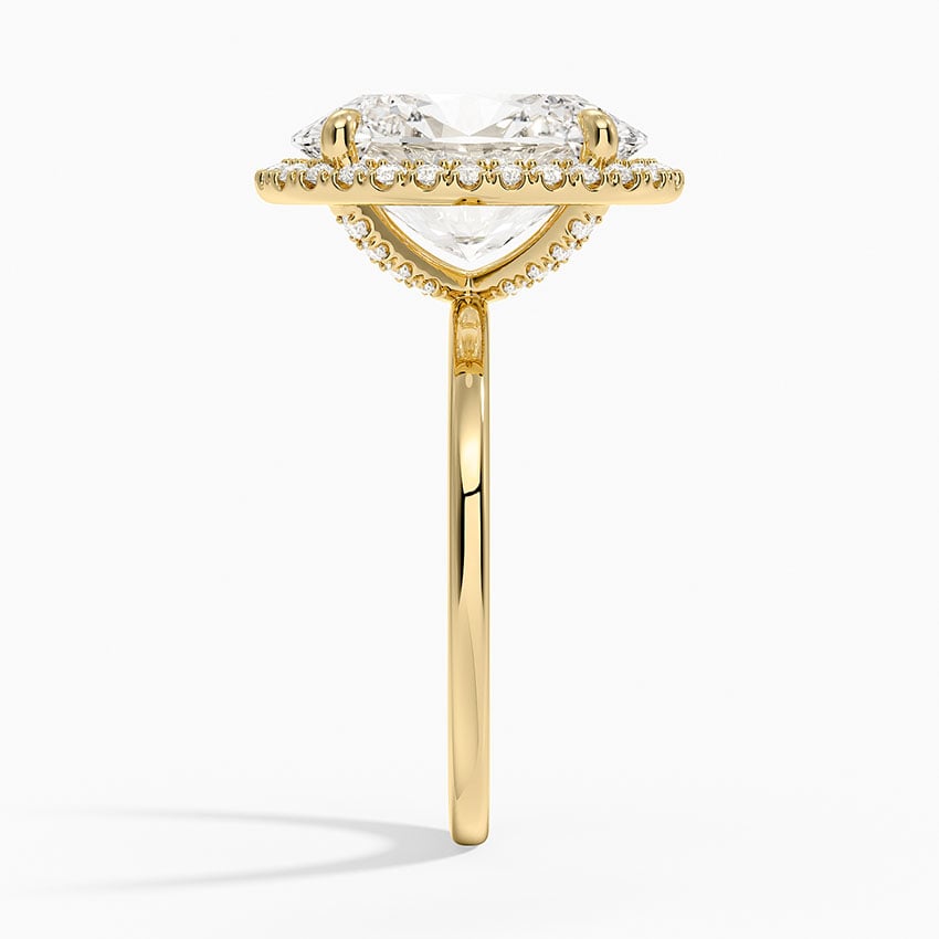 Sintra Diamond Ring - Yellow Gold - 5 ct - Side 2