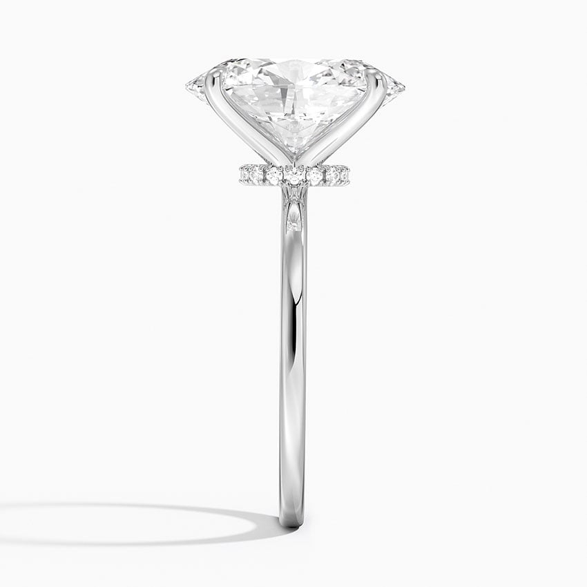 Jaipur Diamond Ring - White Gold - 5 ct - Side 2