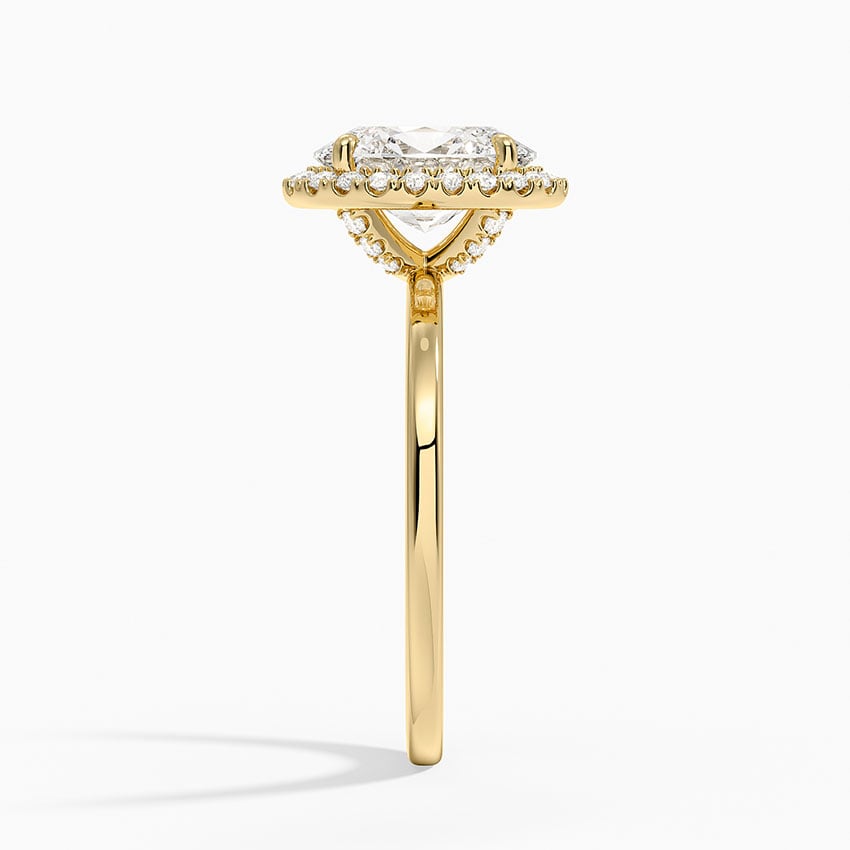 Sintra Diamond Ring - Yellow Gold - 2 ct - Side 2