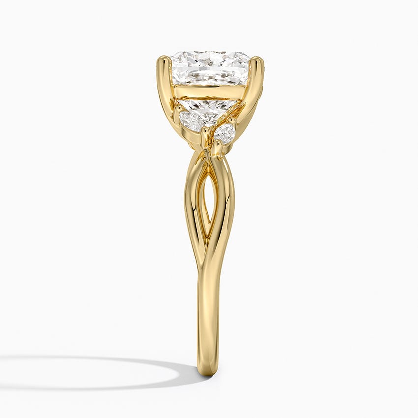 Monterey Diamond Ring - Yellow Gold - 3 ct - Side 2