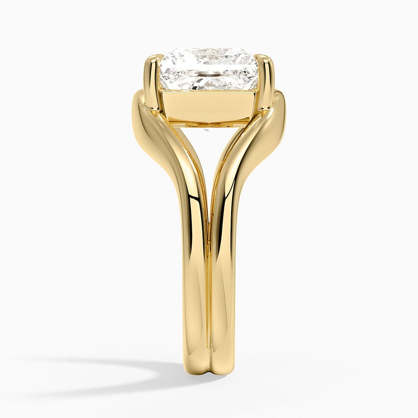 Mauritius Diamond Ring - Yellow Gold - 4 ct - Side 2