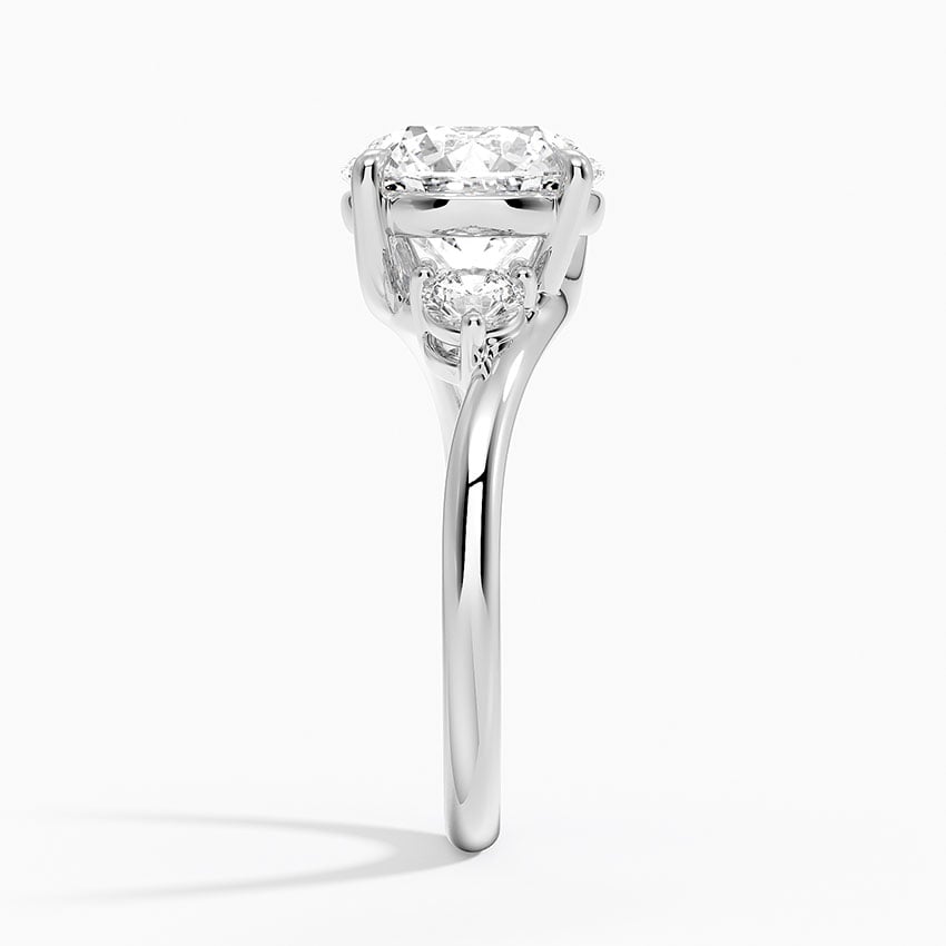 Vail Diamond Ring - White Gold - 3 ct - Side 2