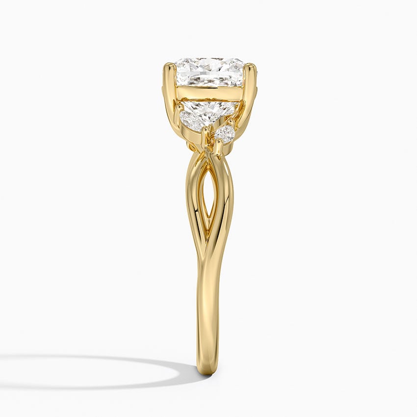 Monterey Diamond Ring - Yellow Gold - 2 ct - Side 2