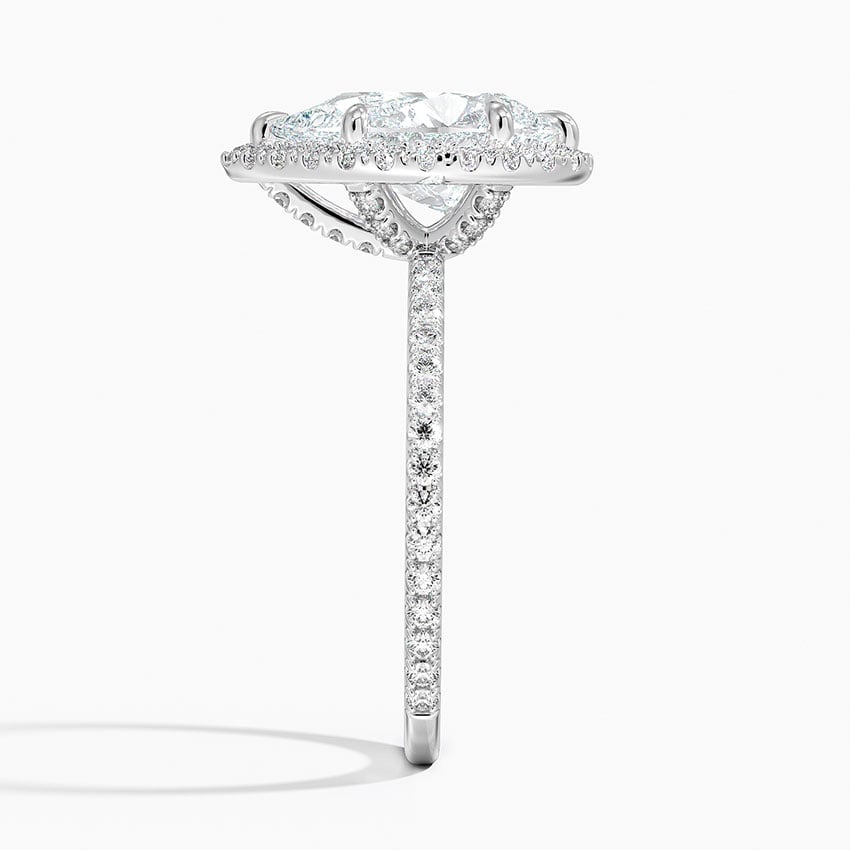 Provence Diamond Ring - White Gold - 2.5 ct - Side 2