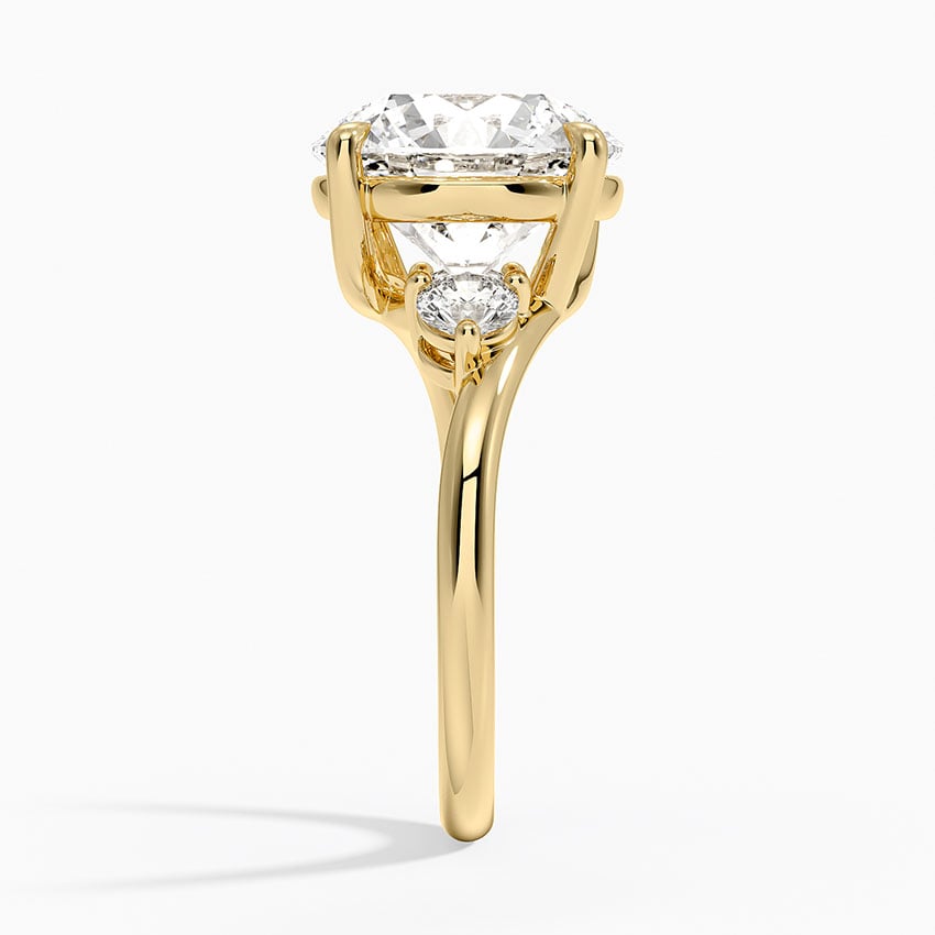 Vail Diamond Ring - Yellow Gold - 5 ct - Side 2