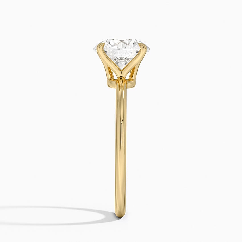 Kerala Diamond Ring - Yellow Gold - 2 ct - Side 2