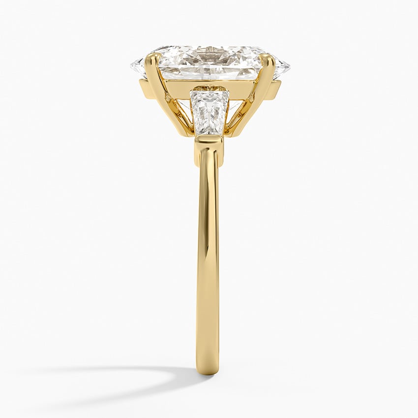 Vienna Diamond Ring - Yellow Gold - 4 ct - Side 2