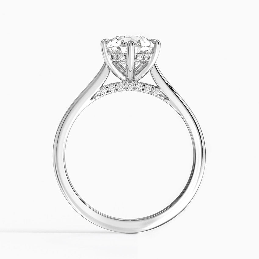 Maui Diamond Ring - White Gold - 2 ct - Side 2