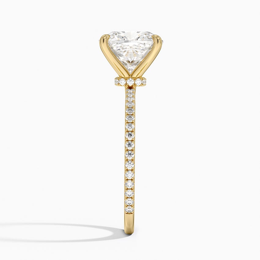 Monaco Diamond Ring - Yellow Gold - 3.5 ct - Side 2