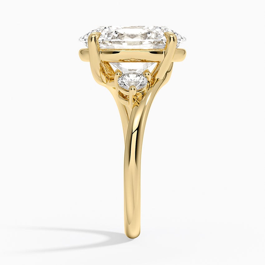 Kauai Diamond Ring - Yellow Gold - 5 ct - Side 2