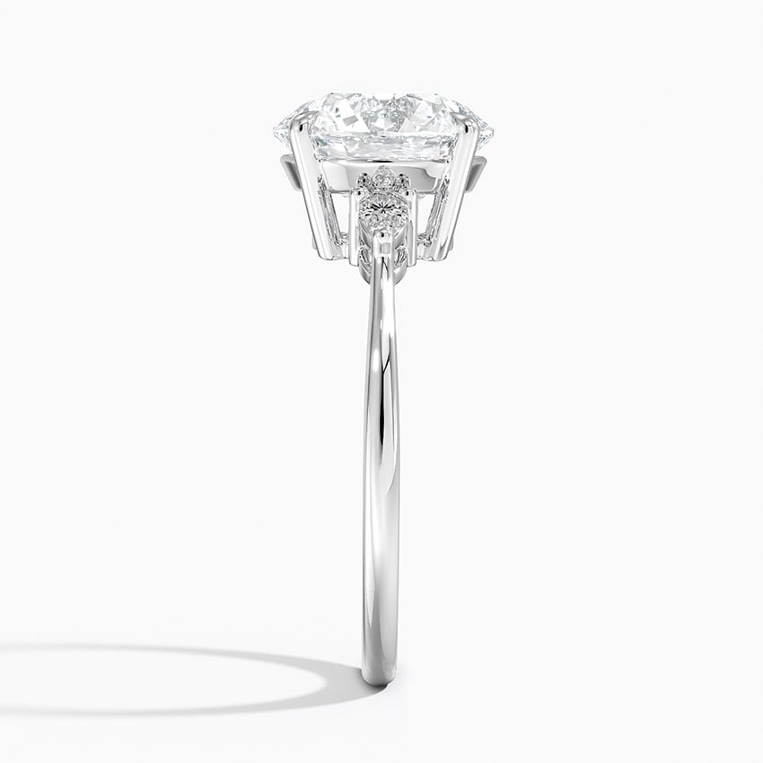 Byron Diamond Ring - White Gold - 3 ct - Side 2