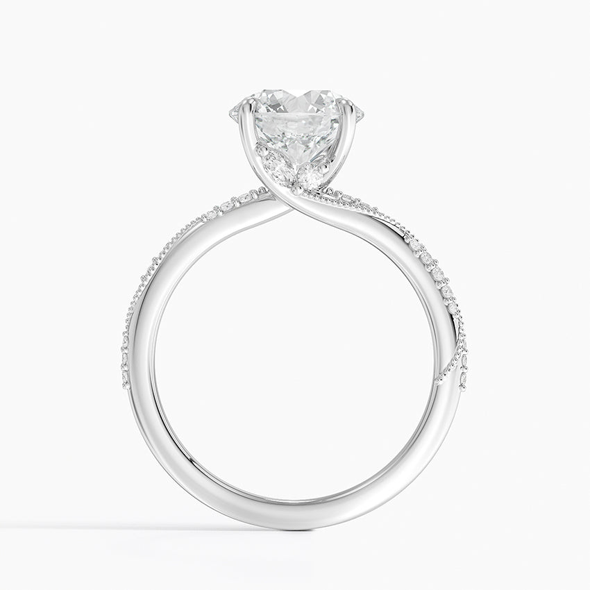 Whitsunday Diamond Ring - White Gold - 2 ct - Side 2
