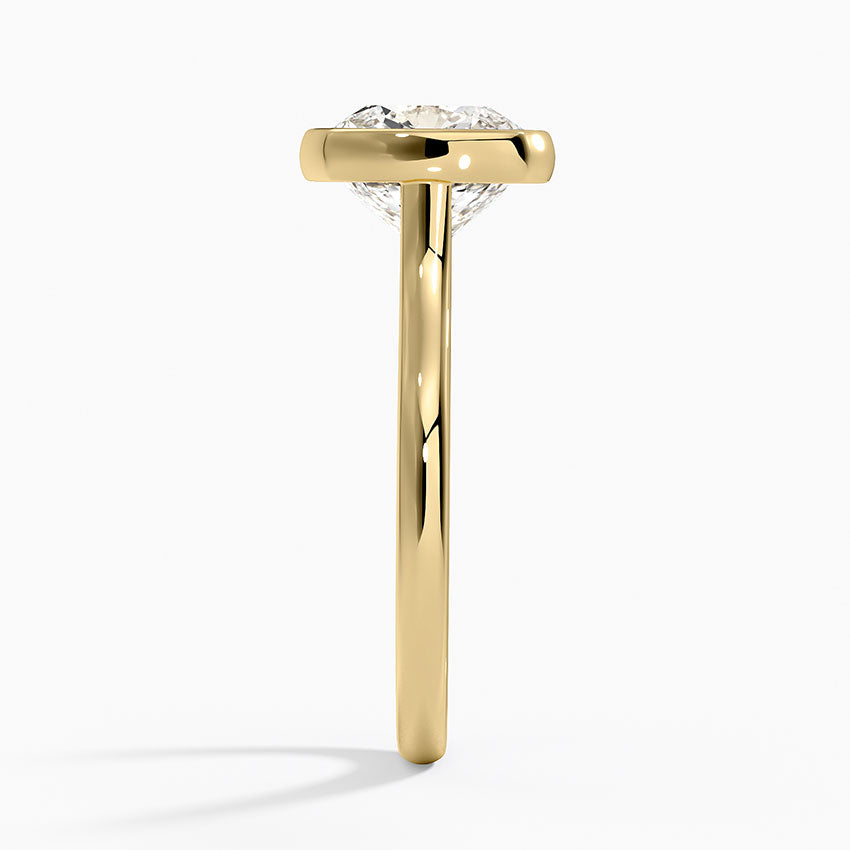 Cannes Diamond Ring - Yellow Gold - 3 ct - Side 2