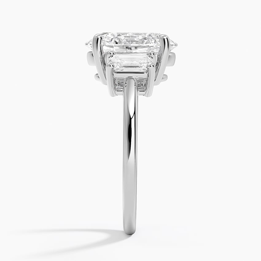 Geneva Diamond Ring - White Gold - 3 ct - Side 2