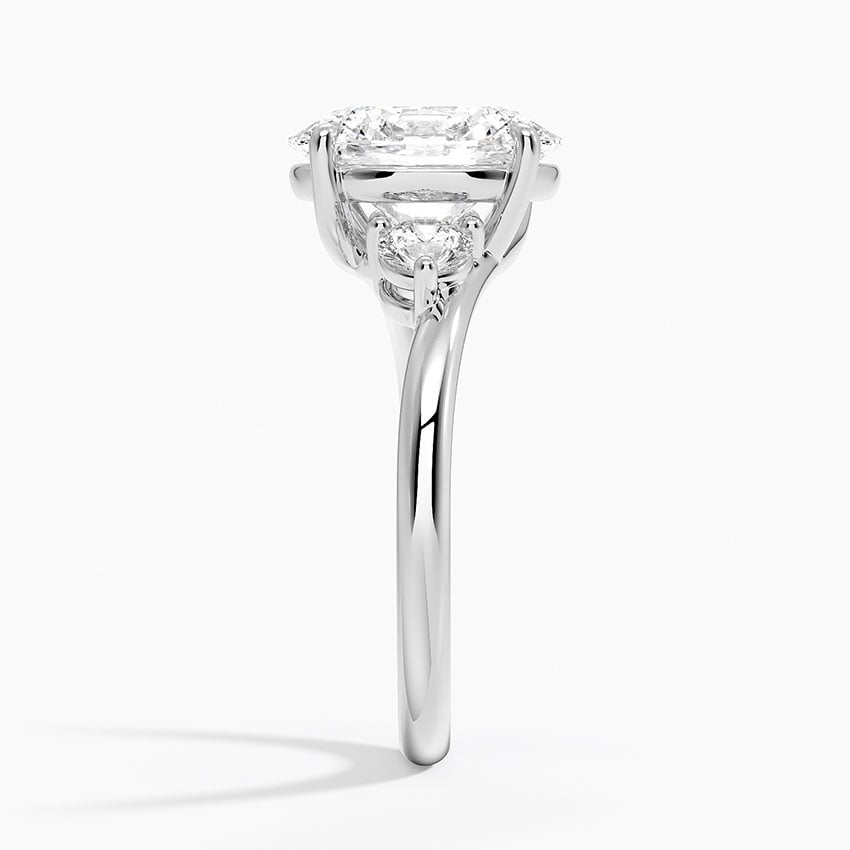 Kauai Diamond Ring - White Gold - 2.5 ct - Side 2