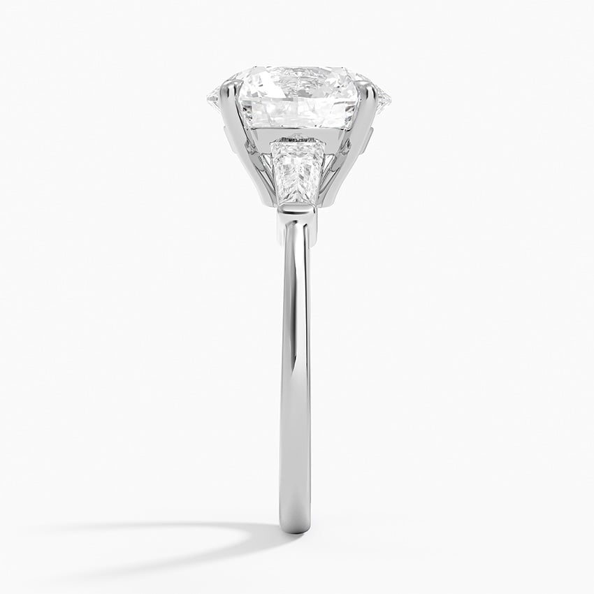 Malibu Diamond Ring - White Gold - 4 ct - Side 2