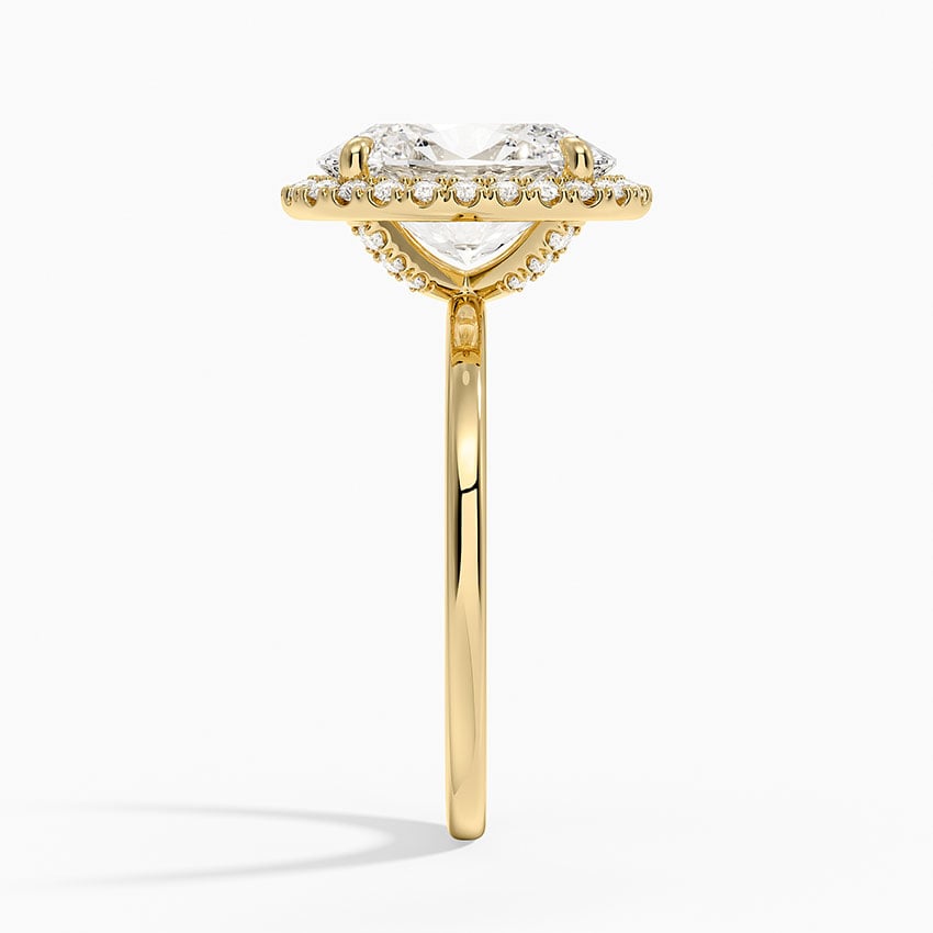Sintra Diamond Ring - Yellow Gold - 3 ct - Side 2