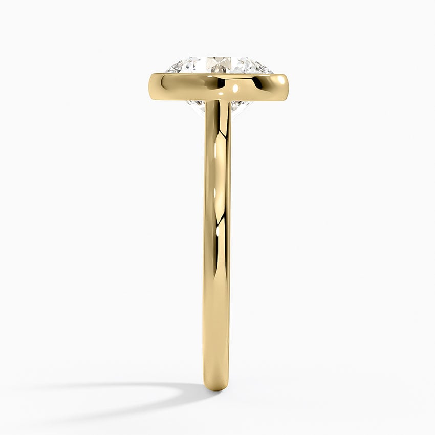 Jeju Lab-Grown Diamond Ring - Yellow Gold - 3 ct - Side 2