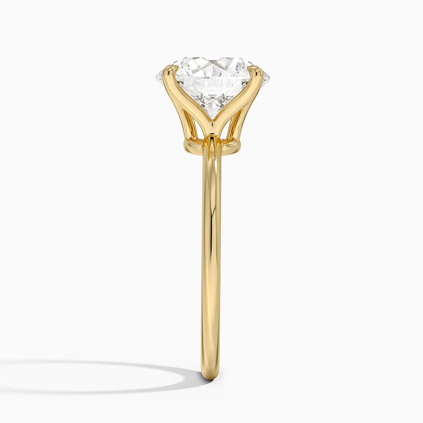Kerala Diamond Ring - Yellow Gold - 3 ct - Side 2