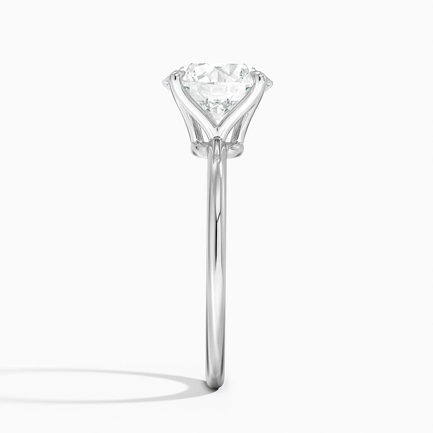 Kerala Diamond Ring - White Gold - 2.5 ct - Side 2