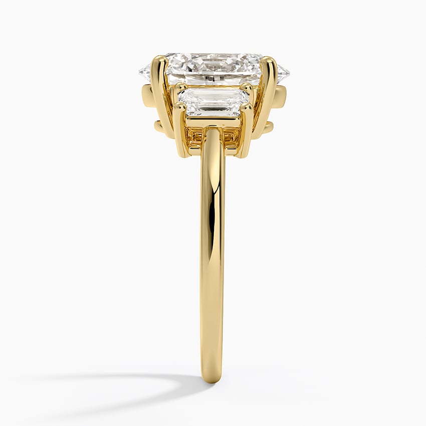 Geneva Diamond Ring - Yellow Gold - 3 ct - Side 2