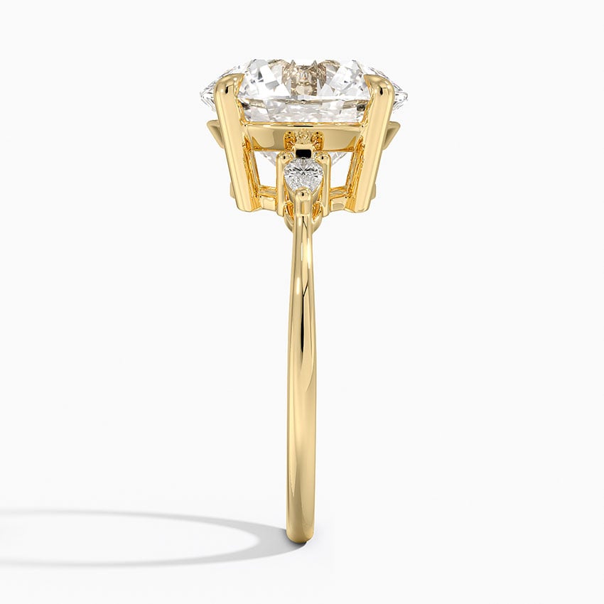 Byron Diamond Ring - Yellow Gold - 5 ct - Side 2