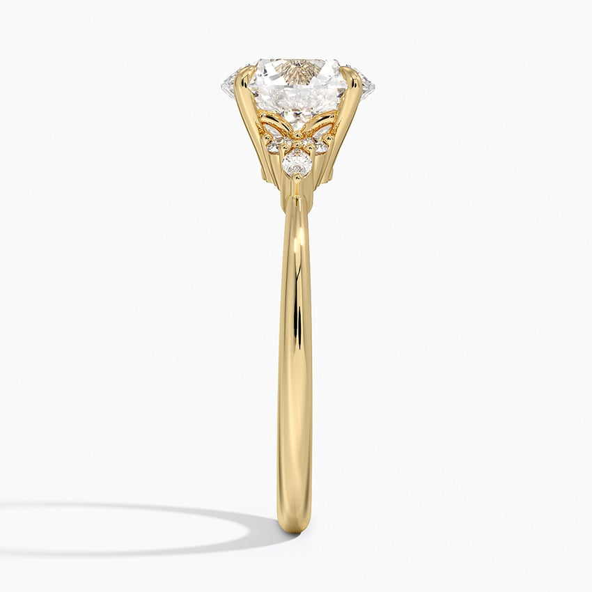 Sorrento Diamond Ring - Yellow Gold - 2 ct - Side 2