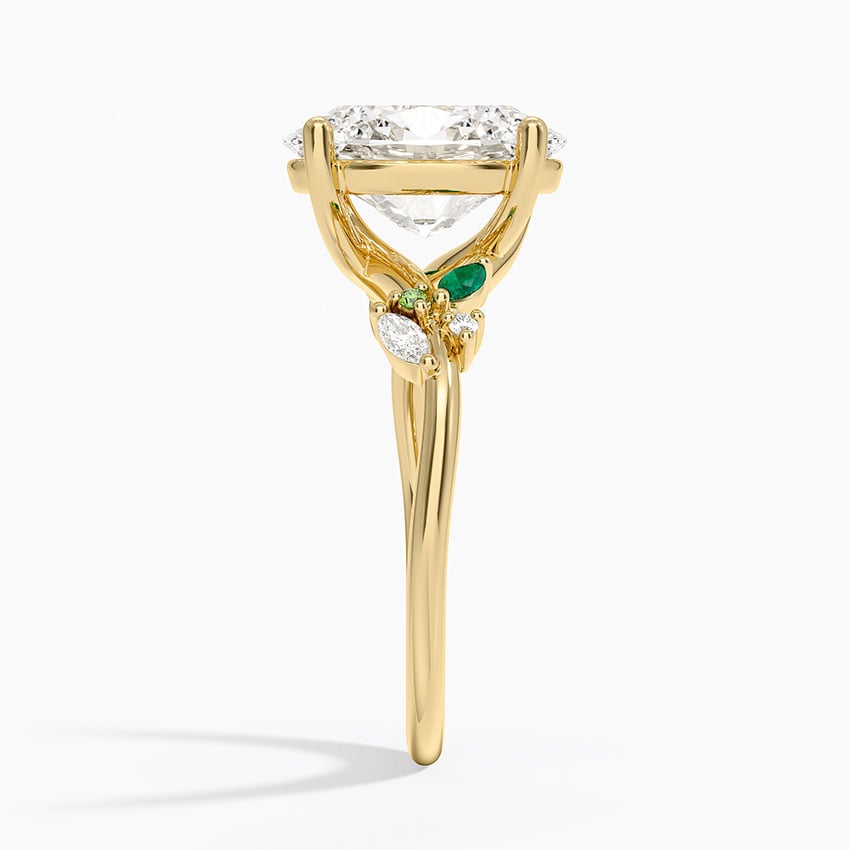 Lanai Diamond Ring - Yellow Gold - 3 ct - Side 2
