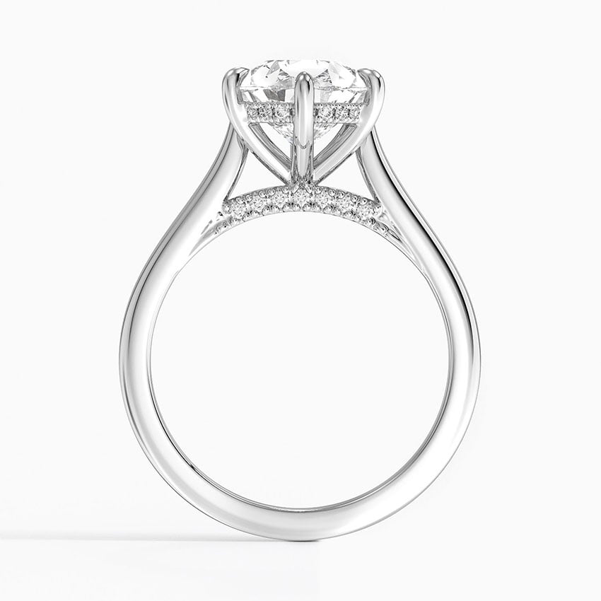 Maui Diamond Ring - White Gold - 3.5 ct - Side 2