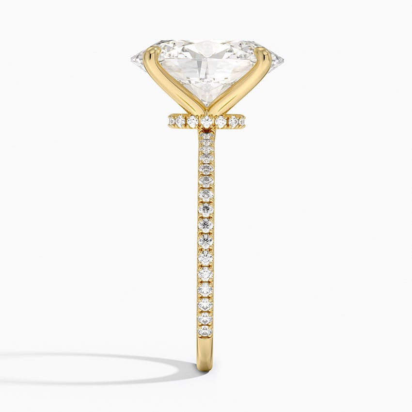 Seville Diamond Ring - Yellow Gold - 5 ct - Side 2