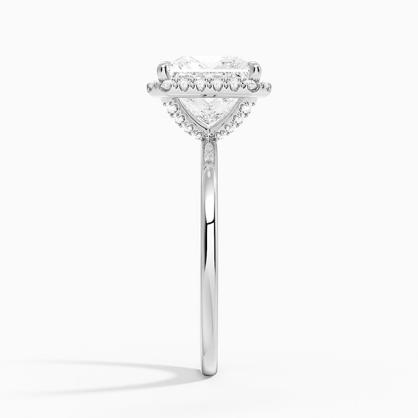 Bordeaux Diamond Ring - White Gold - 2.5 ct - Side 2