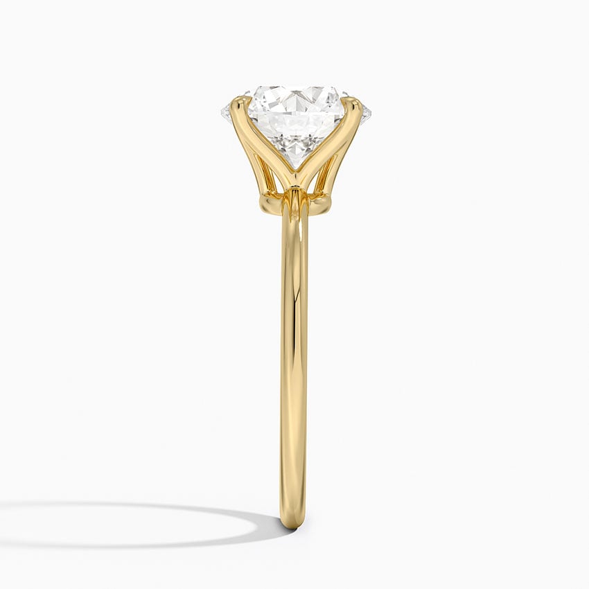 Kerala Diamond Ring - Yellow Gold - 2.5 ct - Side 2