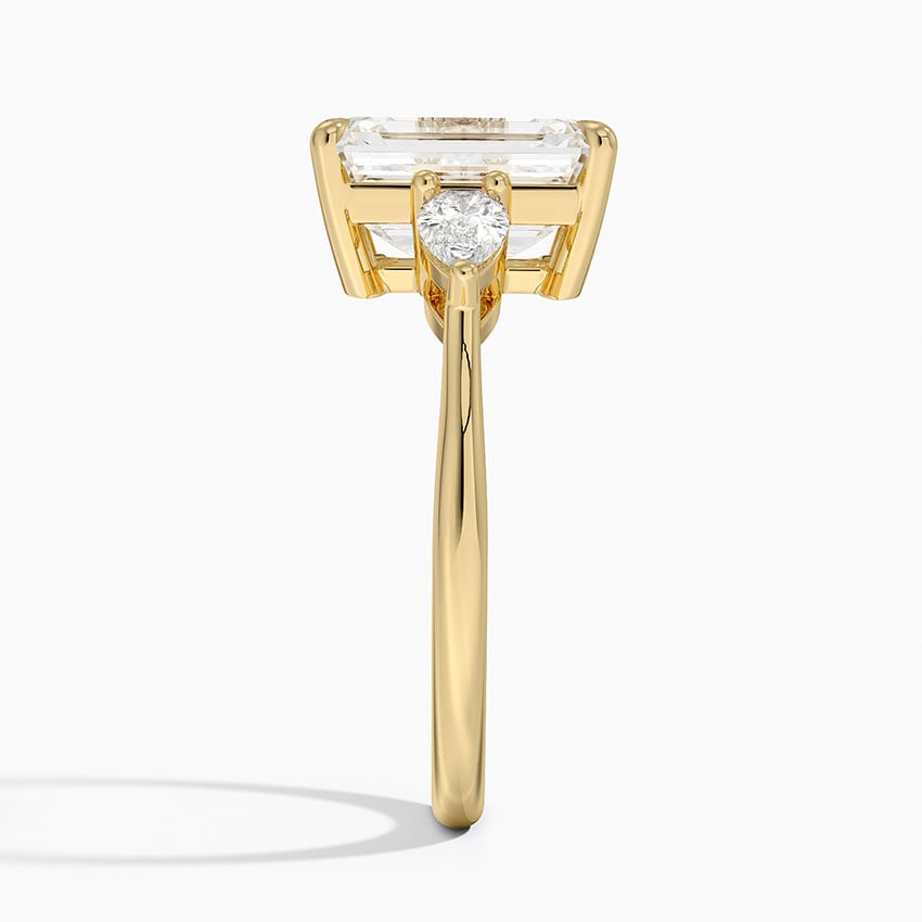 Banff Diamond Ring - Yellow Gold - 3 ct - Side 2