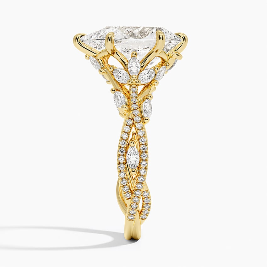 Marrakesh Diamond Ring - Yellow Gold - 3.5 ct - Side 2